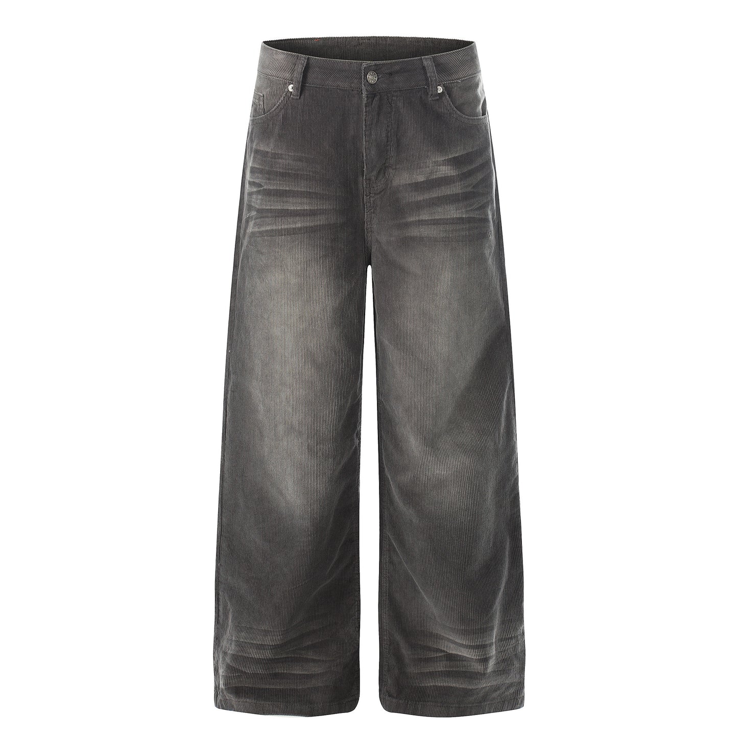 Washed Corduroy Straight Pants WN25511