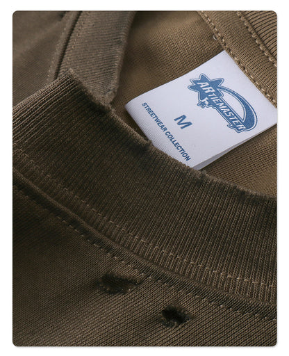 Spray Dye Damage Washed Short Sleeve T-Shirt WN16274