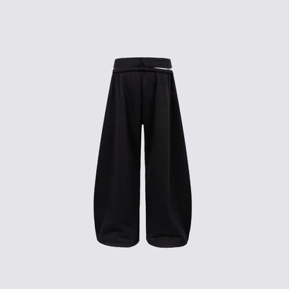 Art Graphic Strap Wide Leg Sweatpants WN27793