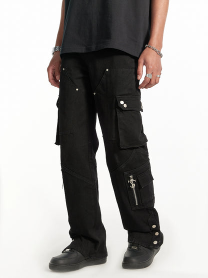 Studded Denim Jeans WN11916