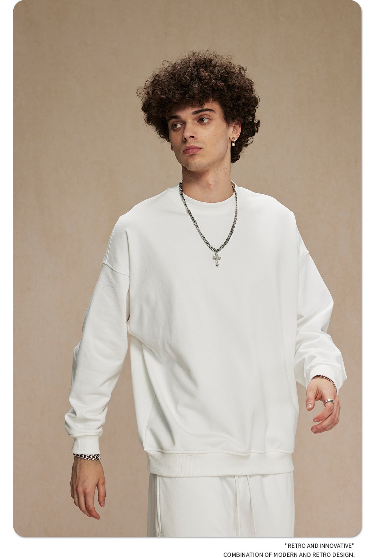Oversize Crewneck Sweatshirt WN9972