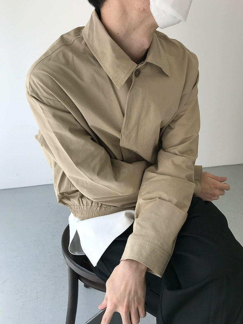 Curved Placket Short Jacket WN21657