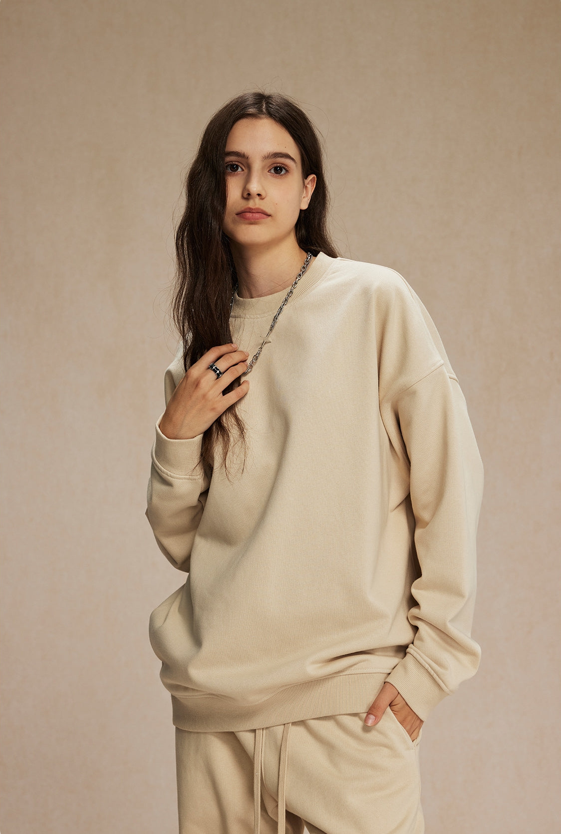 Oversize Crewneck Sweatshirt WN9972