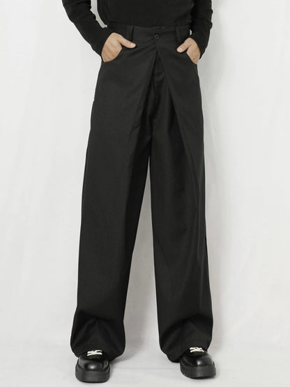 Pleats Straight Trousers WN20140