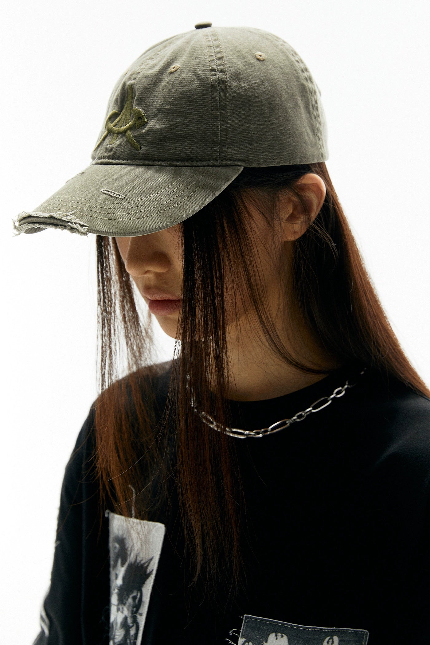 Washed Pure Cotton Snapback Hat WN18858