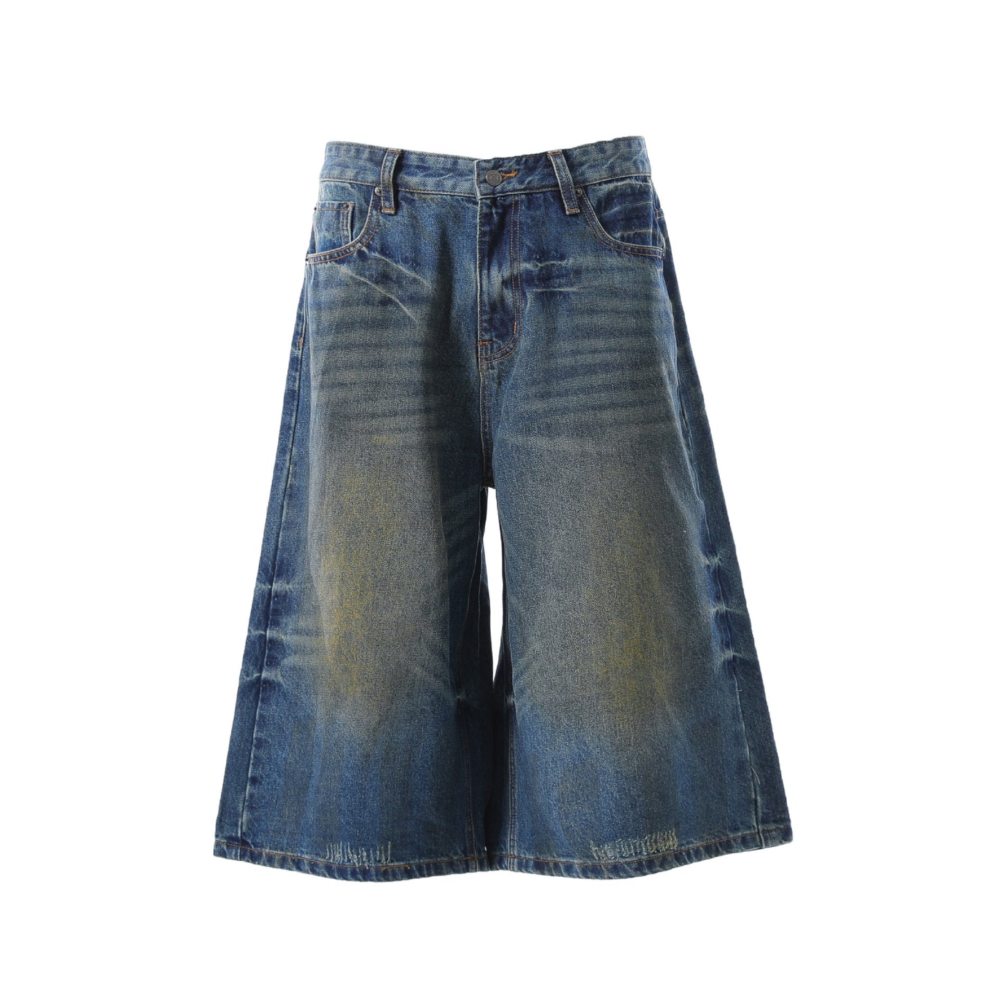 Washed Fade Cropped Denim Jeans WN25442