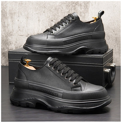 Lace Up Platform Thick Sole Sneakers WN24597