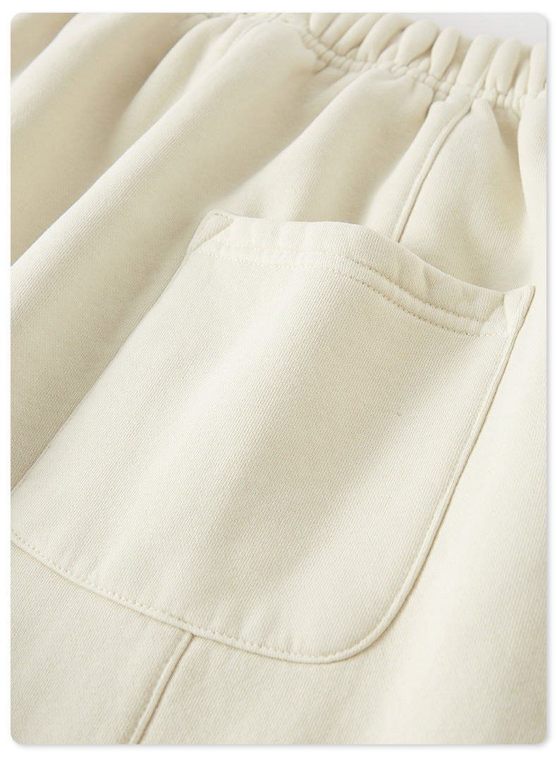 Wide-leg Washed Sweatpants WN6462