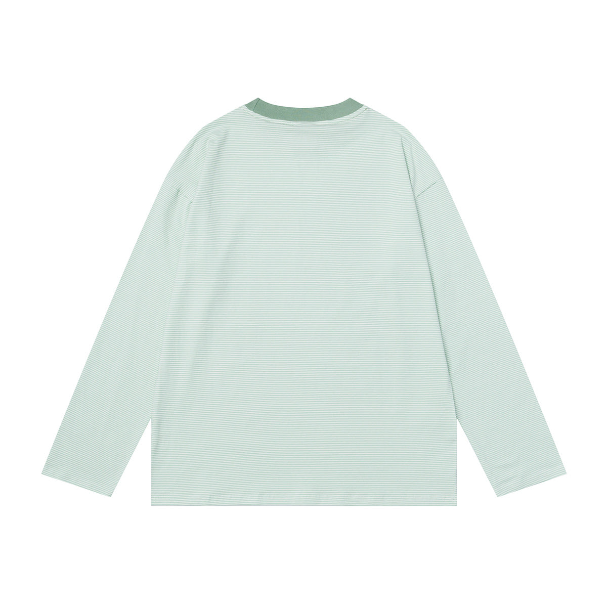 Striped Anime Graphic Oversize Long Sleeve T-Shirt WN25841