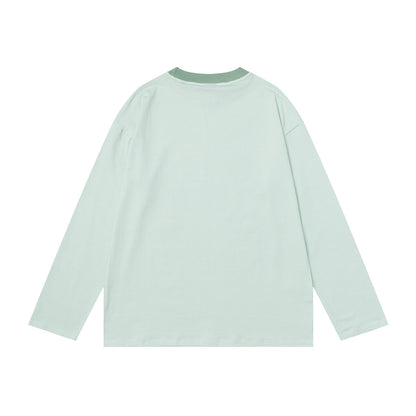 Striped Anime Graphic Oversize Long Sleeve T-Shirt WN25841