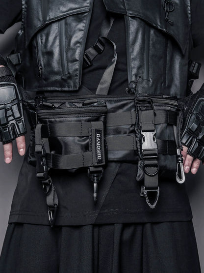 Multi Pocket Buckle Strap Tactical Bag WN22391