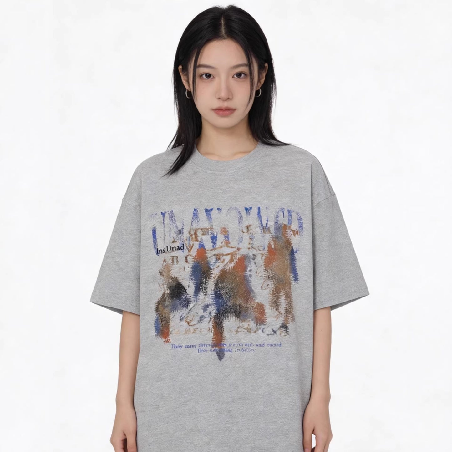 Graphic Art Print Short Sleeve T-Shirt WN25515