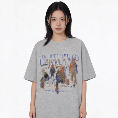Graphic Art Print Short Sleeve T-Shirt WN25515