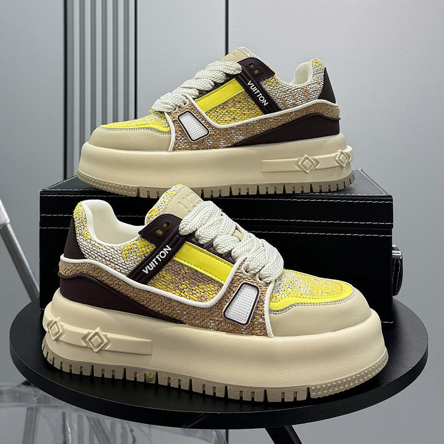 Chunky Platform Strap Lace-Up Sneakers WN24844
