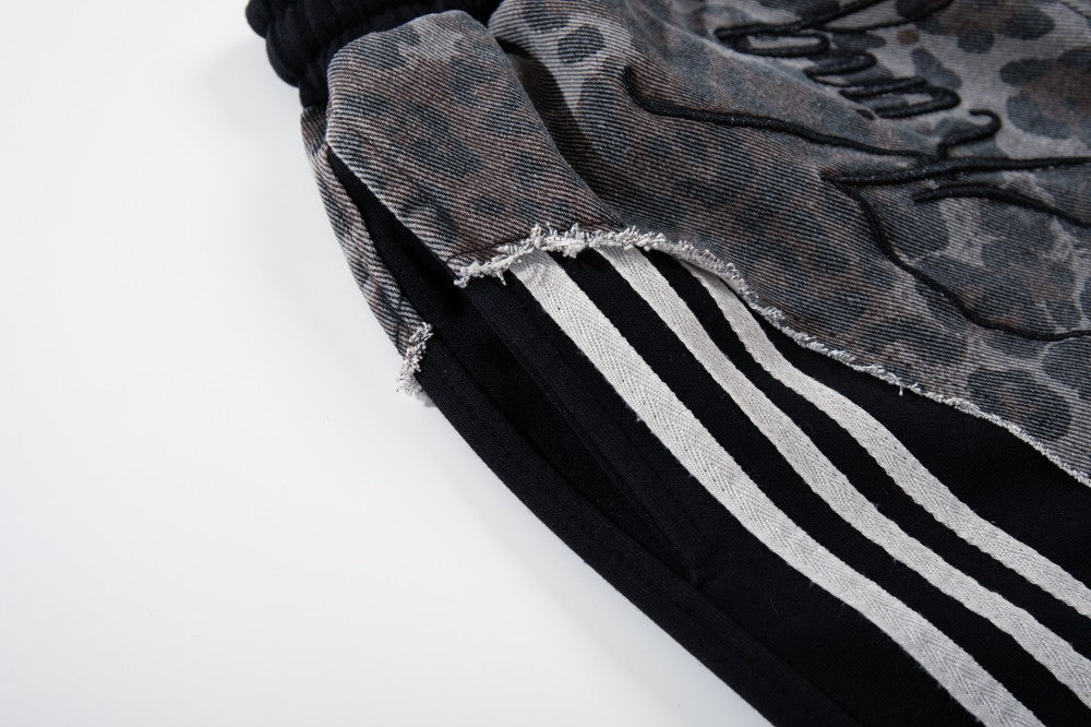 Leopard Embroidery Polo Shirt & Short Pants Setup WN27909