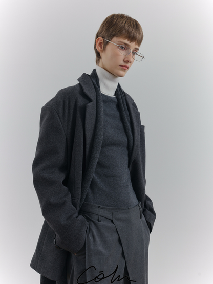 Shoulder-Pad Tailored Jacket WN21625