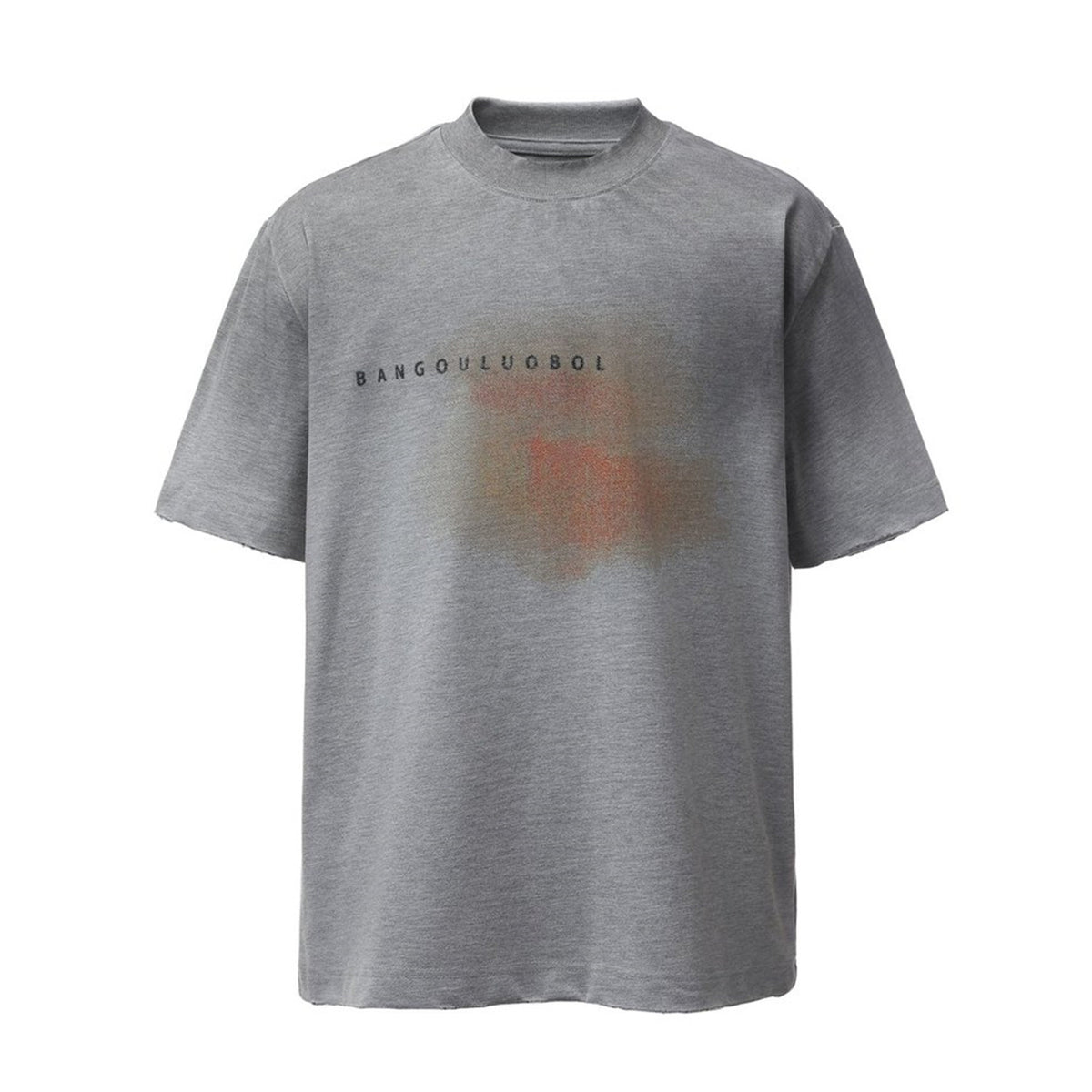 Gradient Fade Letter Print Short Sleeve T-Shirt WN26808