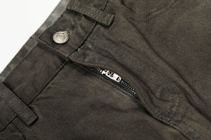 Dirty Washed Curved Denim Jeans WN25997