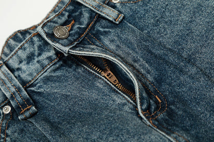 Washed Barrel Wide Leg Denim Jeans WN26108
