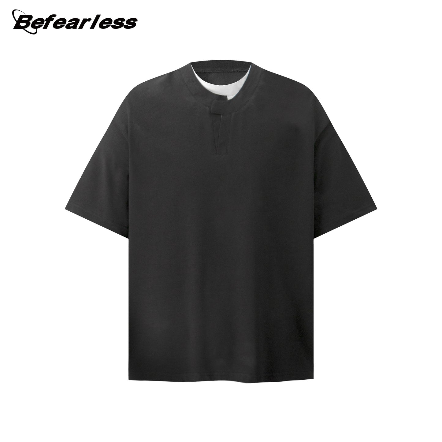 Sorona Fake Layered Oversize Short Sleeve T-Shirt WN26235