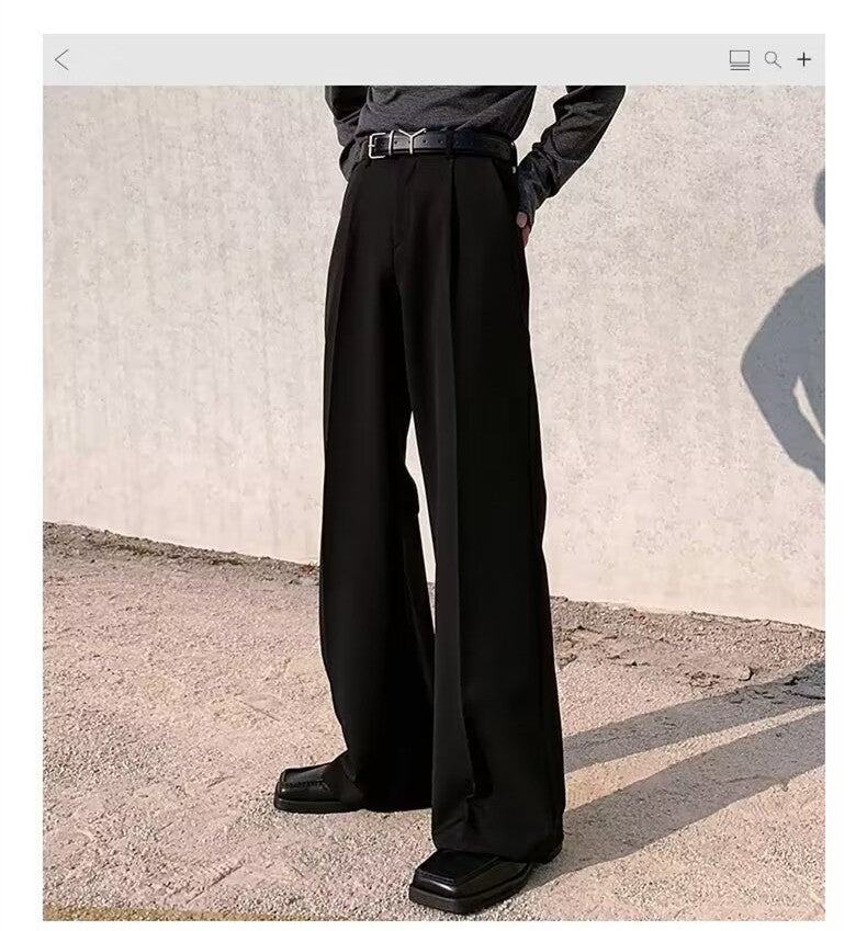 Tuck-in Drape Flare Trousers WN19119-K