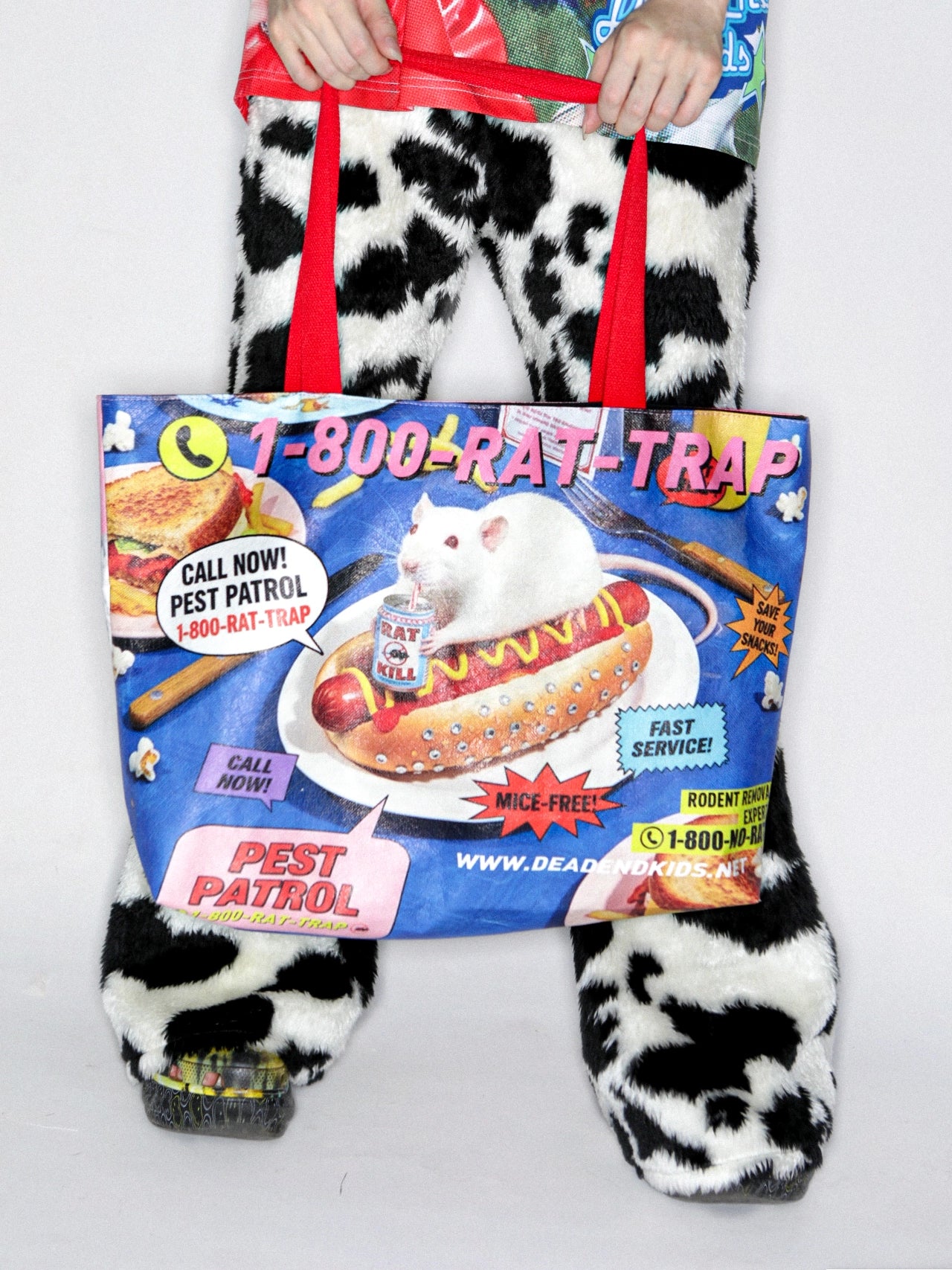 Graphic Print Tote Bag WN22271