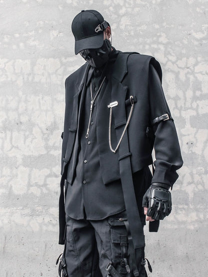 Strap Design Functional Vest WN22465