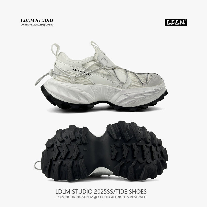 Mesh Thick Sole Sporty Sneakers WN21252