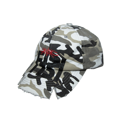 Camouflage Thorn Damage Curved-Brim Cap WN21142