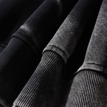 Washed Tie-Dye Patchwork Pullover Hoodie WN16182