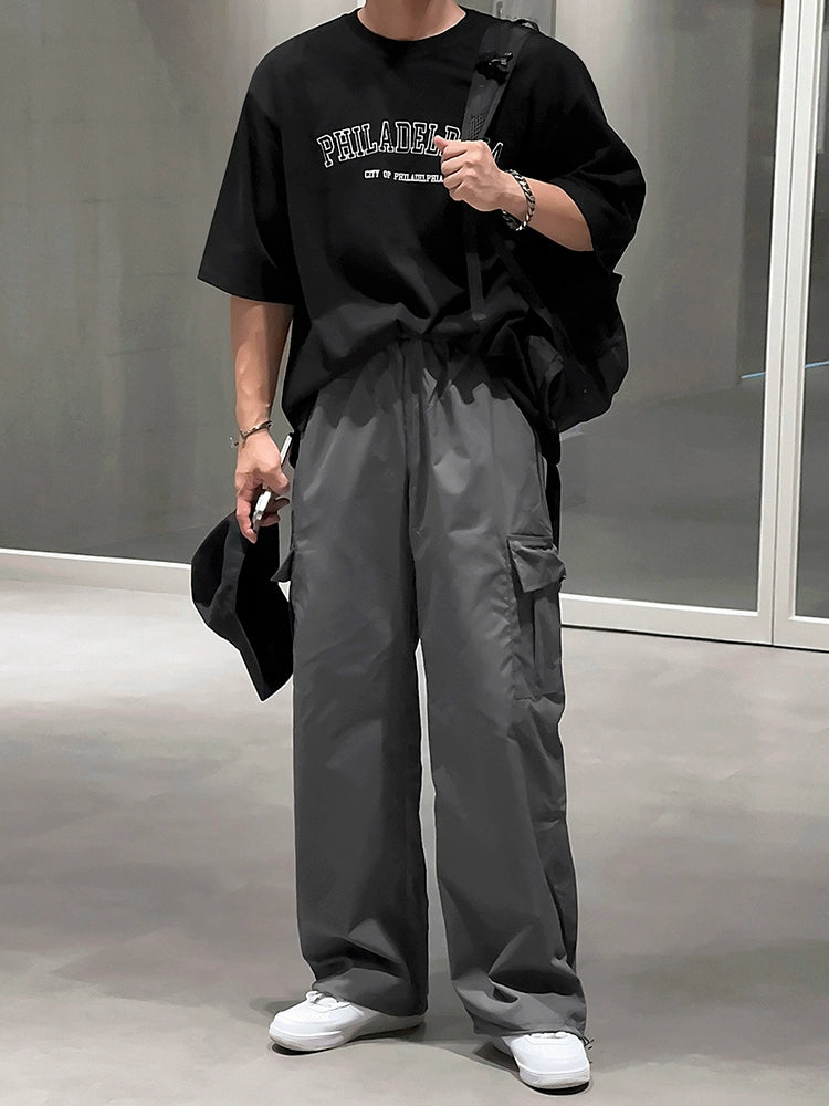 Letter Print Short Sleeve T-Shirt WN20260