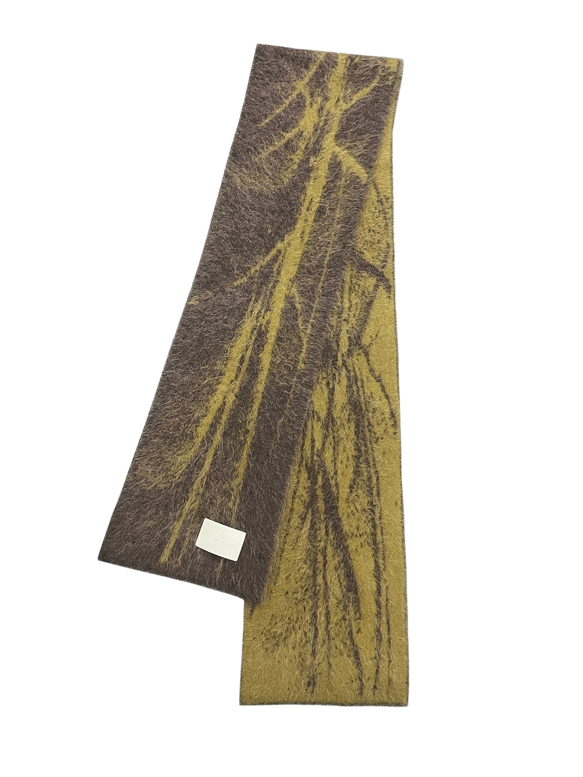 Graphic Design Double-Sided Wool Scarf WN18933