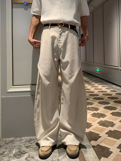 Thin Linen Wide Leg Straight Pants WN20463