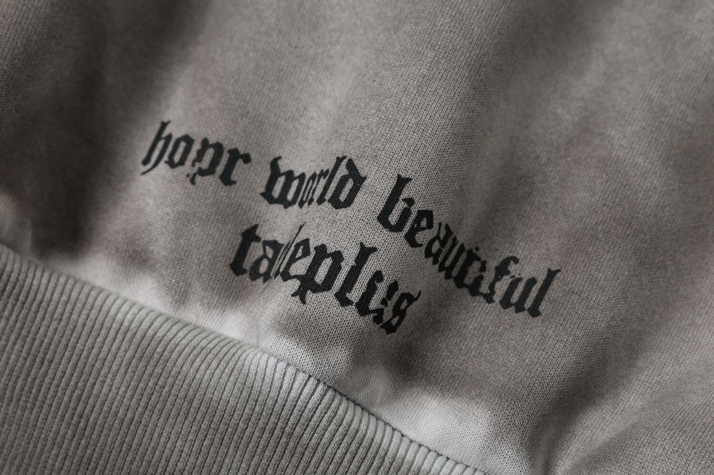 Washed Dirty Dye Zipper Hoodie WN23067