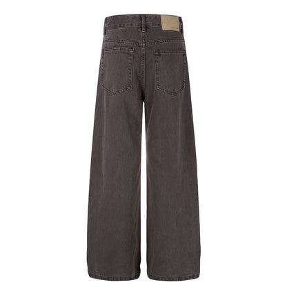 Washed Fade Wide Leg Denim Jeans WN26003