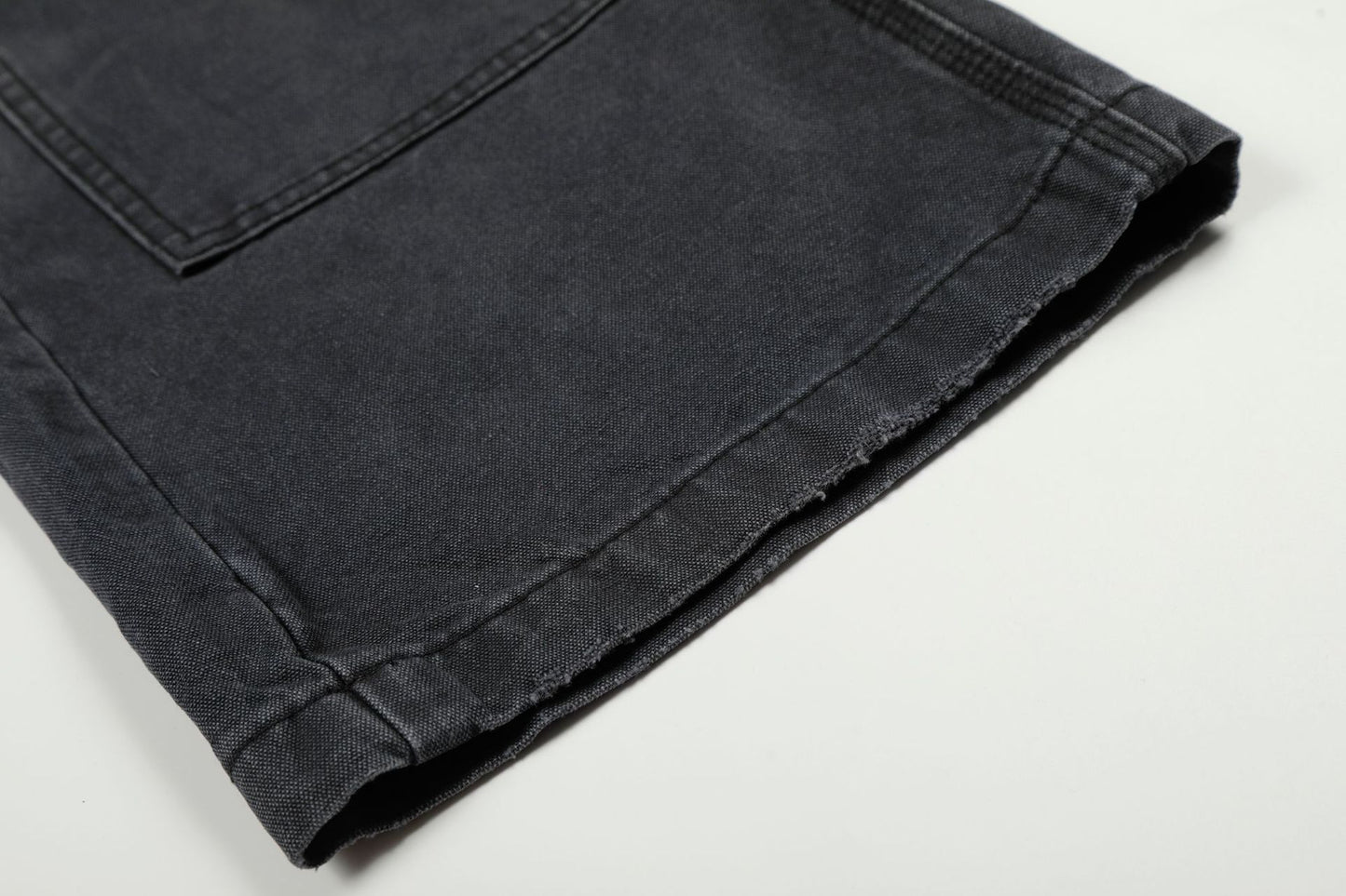 Washed Damage Wide Leg Denim Jeans WN26058