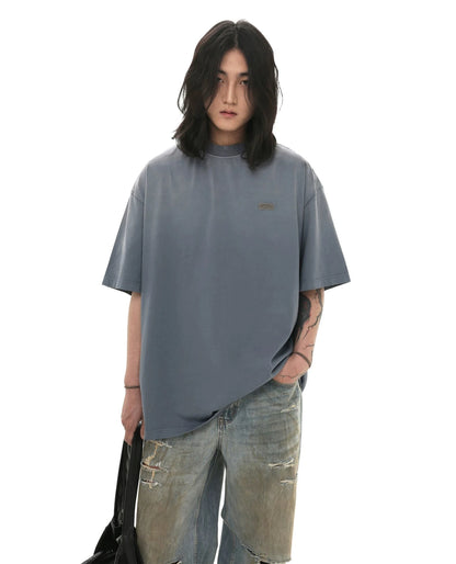 Washed Gradient Oversize Short Sleeve T-Shirt  WN7974