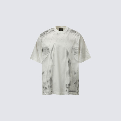 Washed Pocket Detail Short Sleeve T-Shirt WN27791