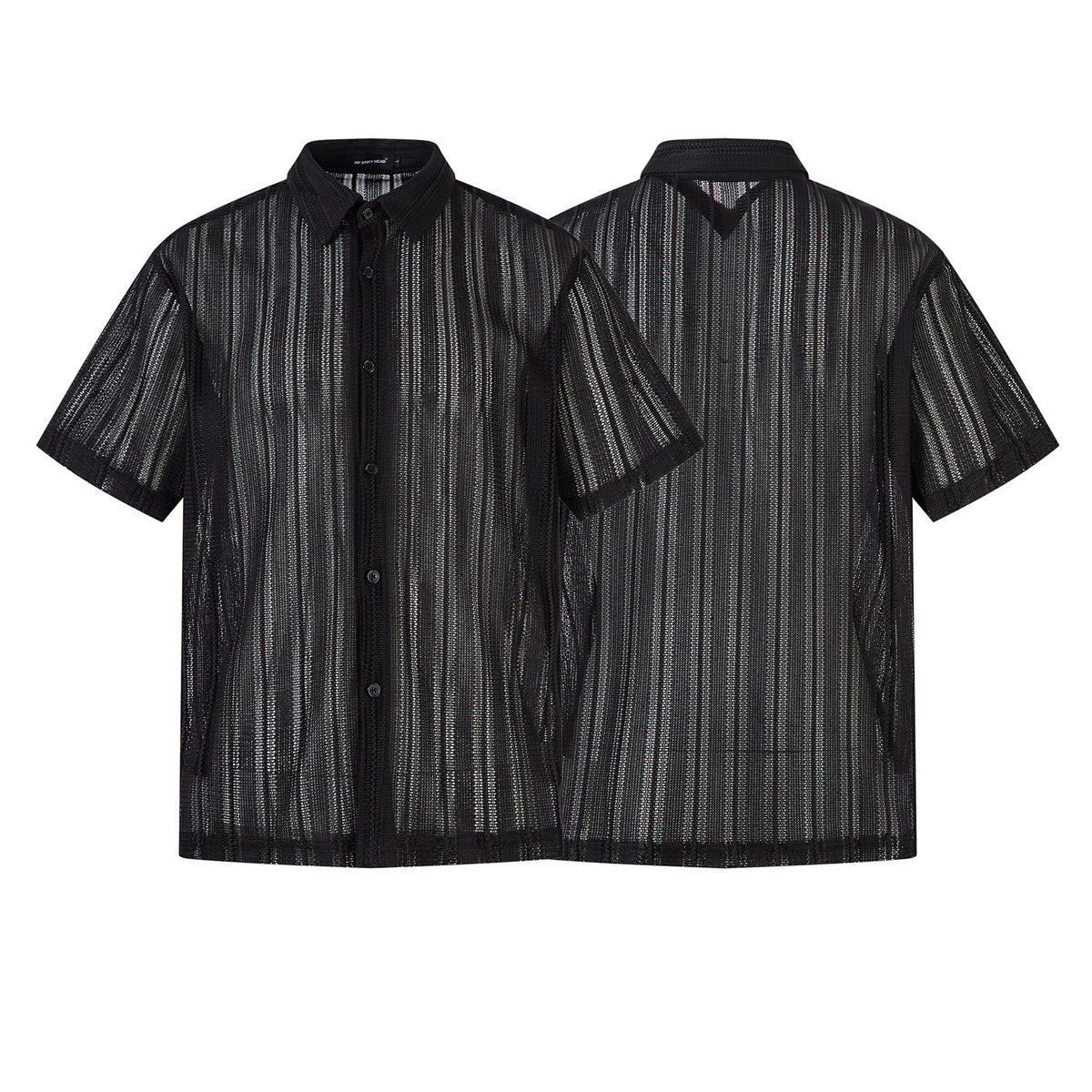 Hollow Lightweight Breathable Short Sleeve Shirt WN26847