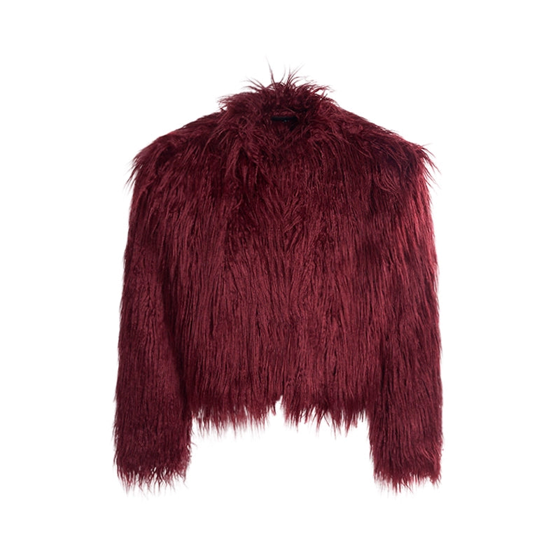 Fake Fur Short Jacket WN10232