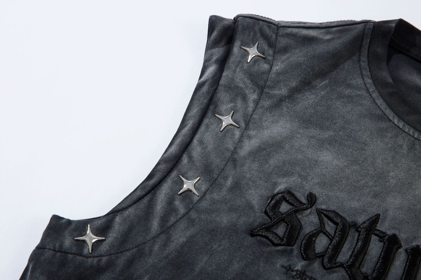 Gradient Star Studs Tank Top WN25541