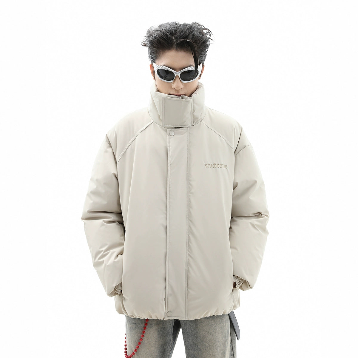 Stand Neck White Duck Down Jacket WN10372