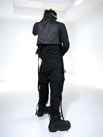 Zipper Layered Deconstructed Thick White Duck Down Jacket WN22004