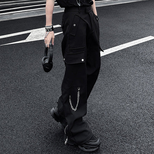 Wide Leg Cargo Pants WN25115