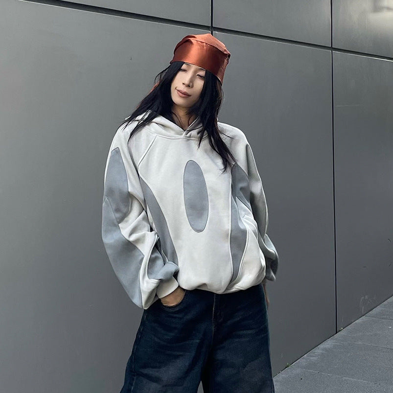 Panel Raglan Design Hoodie WN25562
