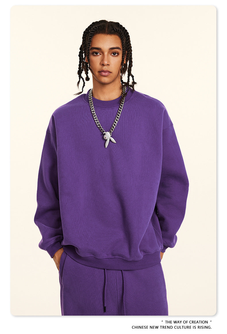 Fleece Lining Oversize Sweatshirt WN9928