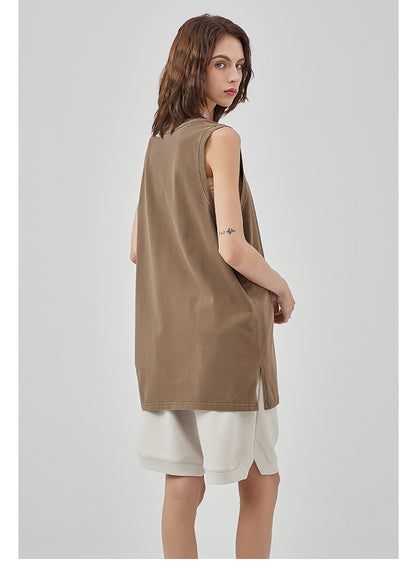 Washed Tank Top WN6641