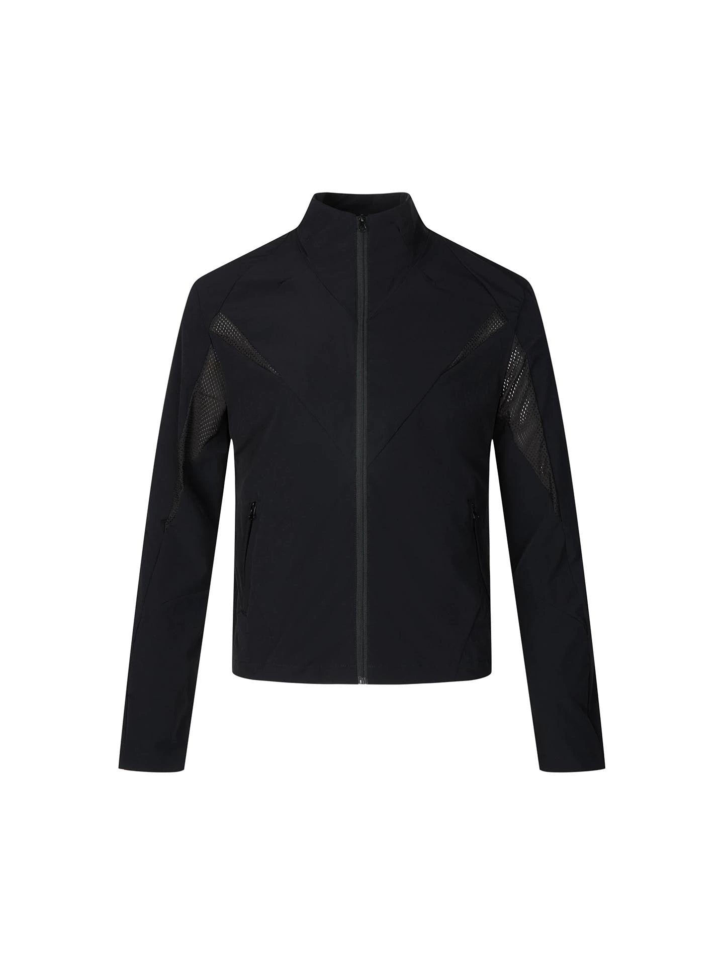 Stand Neck Quick Dry Zipper Short Jacket WN21456