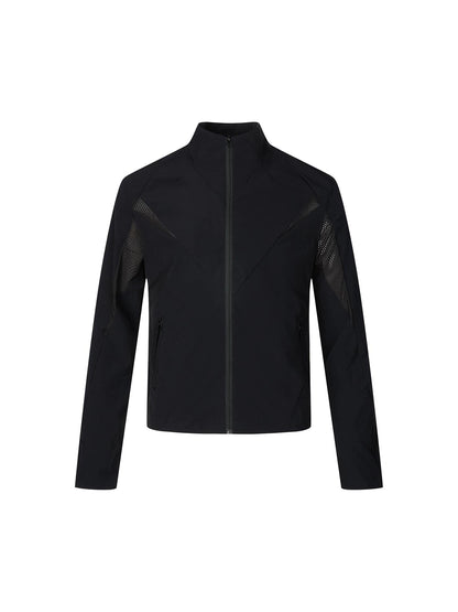 Stand Neck Quick Dry Zipper Short Jacket WN21456