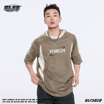 Color Block Short Sleeve T-Shirt WN26442